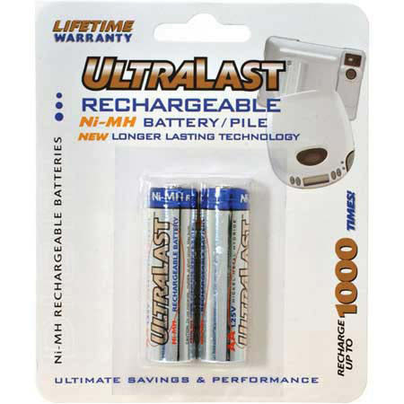 UltraLast UL2AA 2000 mAH Nickel-Metal Hydride Batteries
