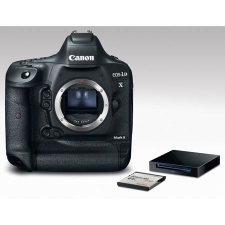 Canon EOS-1D X Mark II Digital SLR Camera Premium Kit with 64GB Card and Reader