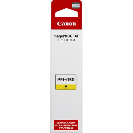 Canon PFI-050 70ml Yellow Pigment Ink Tank for imagePROGRAF TC-20 Printer