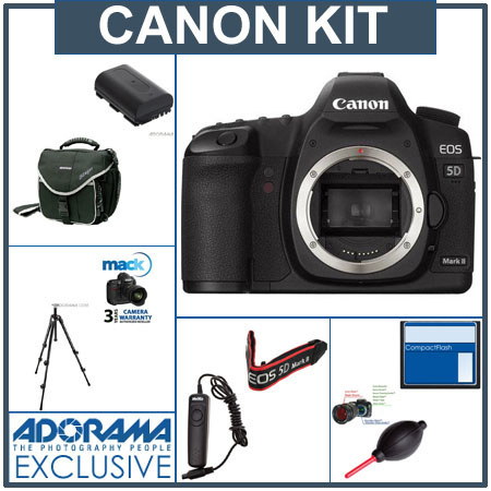Canon EOS 5D Mark II DSLR Camera Body + CAMERA BAG