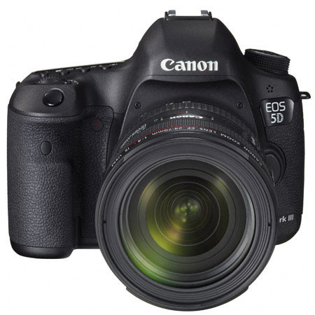 Canon EOS 5D Mark III DSLR with 24-70mm IS Lens and Free Accessories