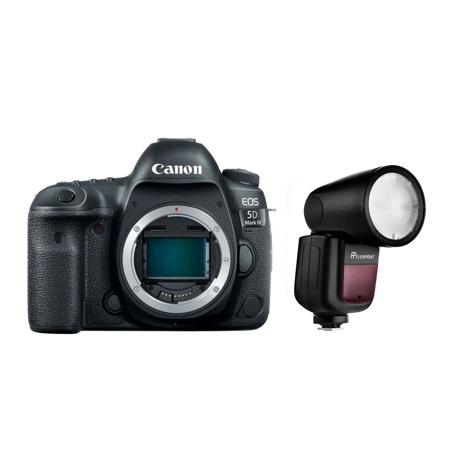 Herziening Inpakken Verniel Canon EOS 5D Mark IV DSLR Camera with Flashpoint Zoom Li-On X TTL  Speedlight 1483C002 FL