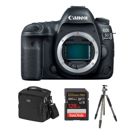 Canon EOS 5D Mark IV DSLR Camera With Tripod Kit 1483C002 TP