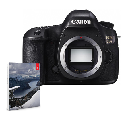 Canon EOS 5DS DSLR Camera Body w/Adobe Photoshop Lightroom 6 Software
