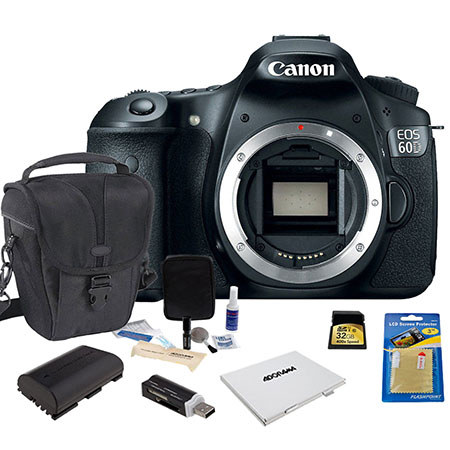 Canon EOS 60D Digital SLR Camera Body with Upgrade Bundle