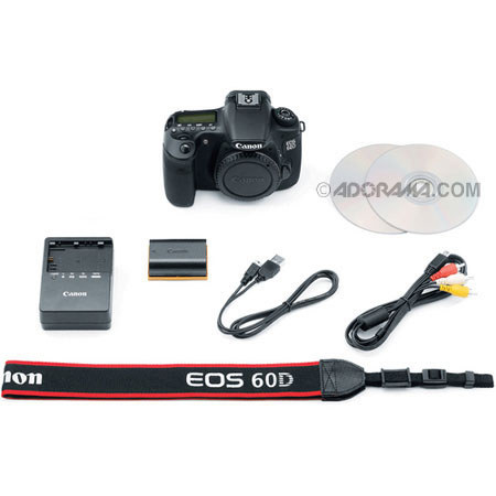 Canon EOS 60D DSLR Camera Body Black, Refurbished