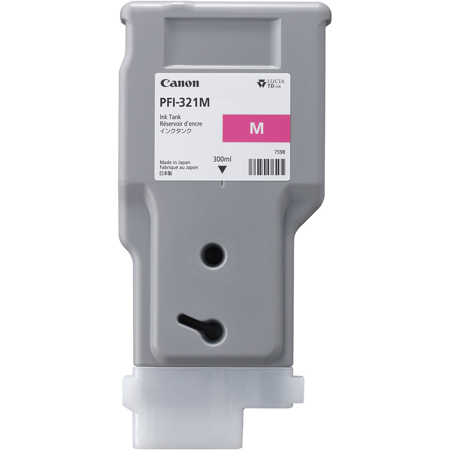 Canon PFI-321M 1300ml Pigment Ink Tank for imagePROGRAF TM-250/350/355, Magenta