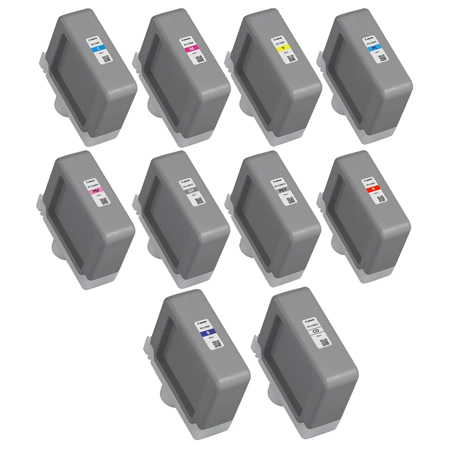 Canon PFI-3100 160ml 10-Color Pigment Ink Tank Bundle for PRO-2600/4600/6600