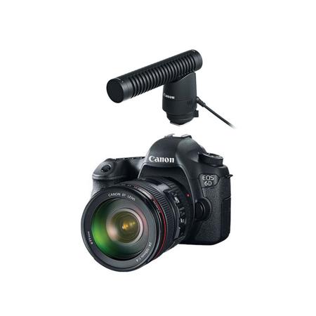 Canon EOS 6D DSLR Camera w/EF 24-105mm f/4L IS USM Lens w/Canon DM-E1 Microphne