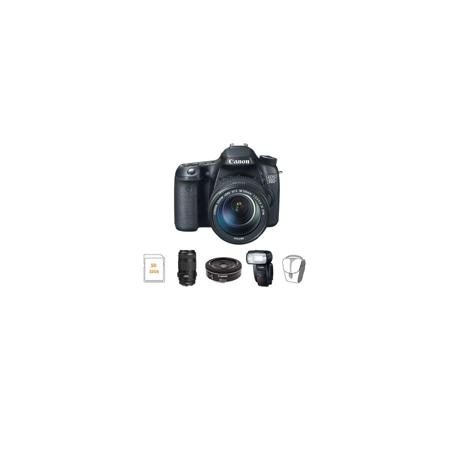 Canon EOS 70D Digital SLR Camera 3 Lens Bundle & More (See Details)