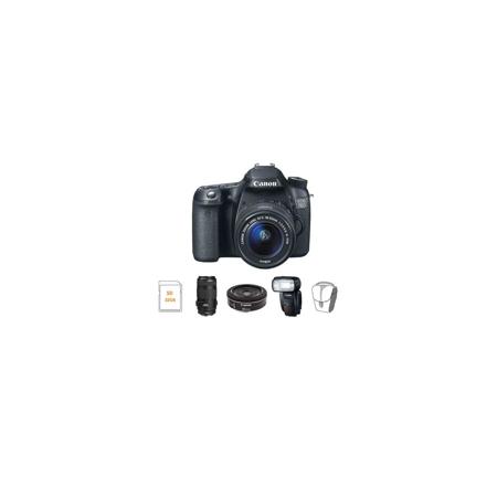 Canon EOS 70D DSLR Camera 3 Lens Bundle & More (See Details)