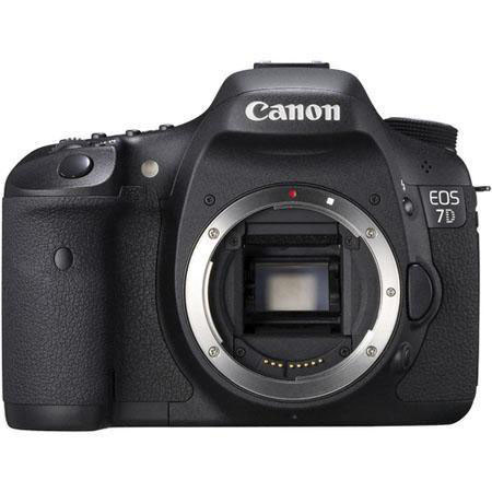 Canon EOS 7D Digital SLR Camera Body -BUNDLE- w/32gb, 2nd Batt, Case + #3814B004