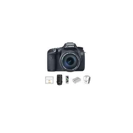 Canon EOS-7D Digital SLR Camera w/EF-S 28-135mm + 70-300mm -Bundle-