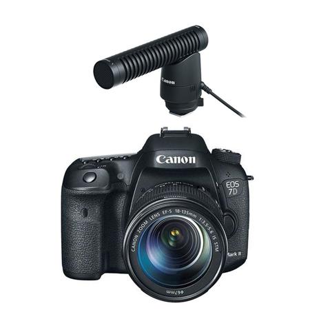Canon EOS 7D Mark II DSLR with 18-135mm STM Lens and Audio Kit