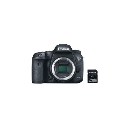 Canon EOS 7D Mark II DSLR Camera Body, with Wi-Fi Adapter Kit