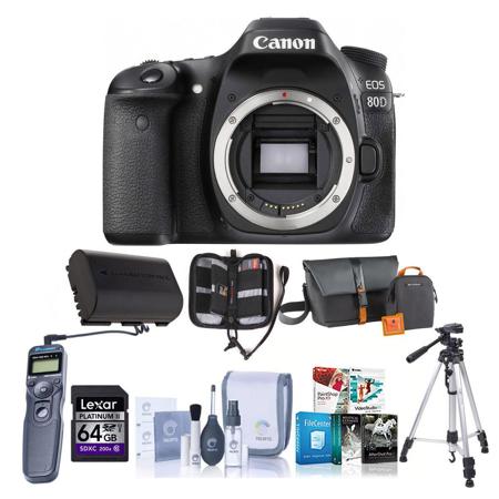 Canon EOS 80D DSLR Body and Premium Kit