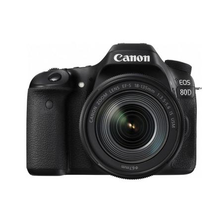 Canon EOS 80D DSLR with 18-135mm USM Lens