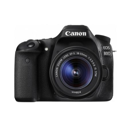 Canon EOS 80D DSLR with 18-55mm STM Lens