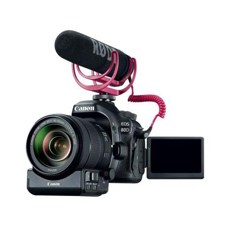 Canon EOS 80D DSLR with 18-135mm USM Lens and Audio Kit
