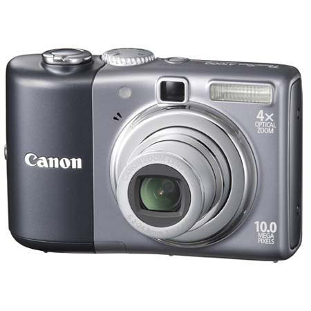 Canon PowerShot A1000 IS Cam Kit, Gray w/4GB Mem Card