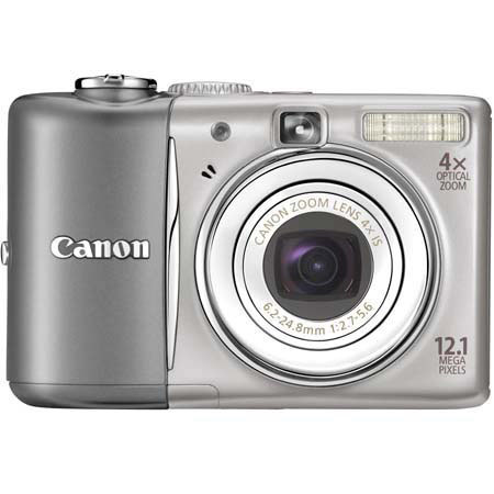 Canon PowerShot A1100 IS DigCam Kit, Gray w/4GB SD Card