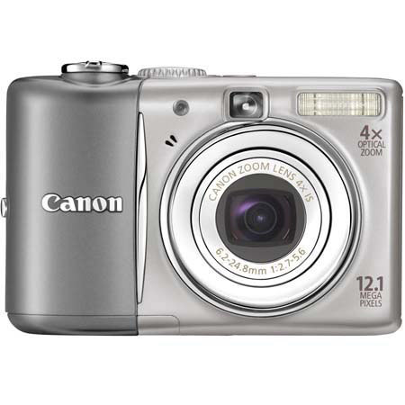 Canon PowerShot A1100 IS DigCam Kit,Gry w/4AA NiMH Batt