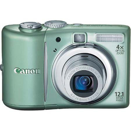 Canon PowerShot A1100 IS DigCam Kit, Grn w/4GB SD Card
