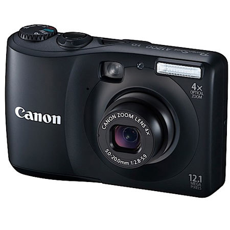 Canon PowerShot A1200 Digital Camera, Black