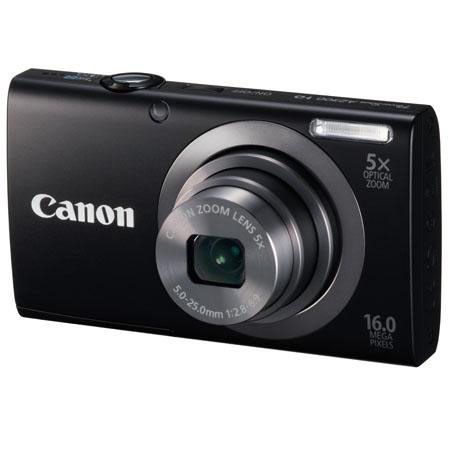Canon PowerShot A2300 Digital Camera, Black -Bundle- w/8GB + More