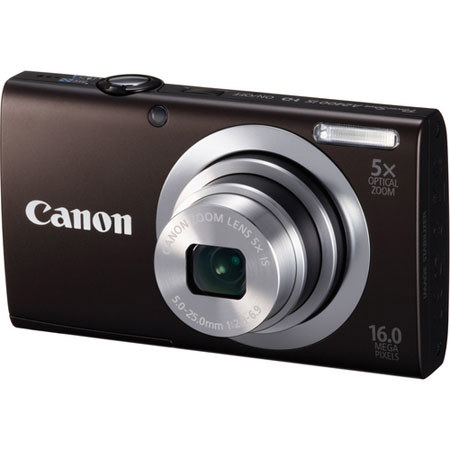 Canon PowerShot A2400 Digital Camera, Black