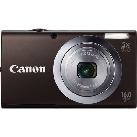 Canon PowerShot A2400 Digital Camera, Black