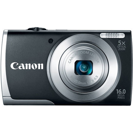 Canon PowerShot A2500 Digital Camera, Black