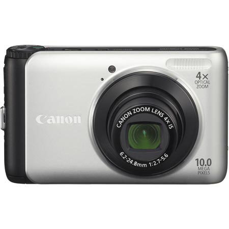 Canon PowerShot A3000 IS Camera Bundle, Silver