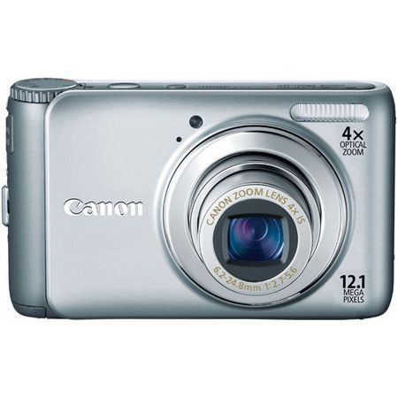 Canon PowerShot A3100 IS Camera Bundle, Silver