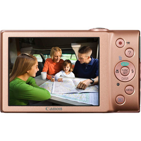 Canon PowerShot A4000 IS Digital Camera, Pink