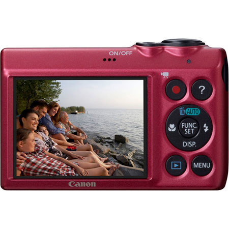 Canon PowerShot A810 Digital Camera, Red