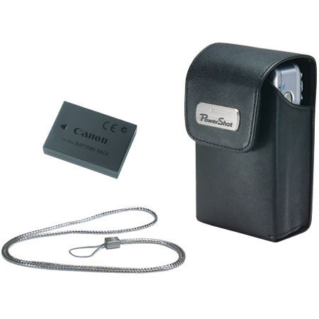 Canon Accessory Kit 2 for Powershot S60 & S70 with NB-2LH Lithium-Ion Battery Pack, Case & Metal Neck Strap