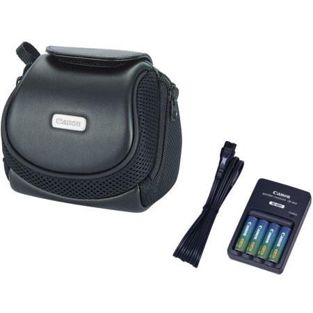 Canon Powershot S Series Accessory Kit, with Case, Battery & Charger #6872A009