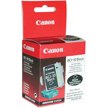 Canon BCI-10 Black Ink Cartridge for BJC 0956A003