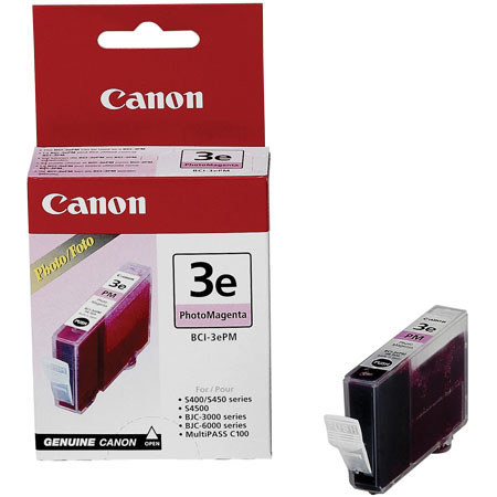 Canon BCI-3ePM, Photo Magenta Ink Tank f/BJC, S Prntrs