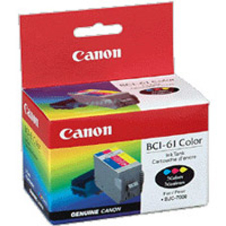 Canon BCI-61, Color Ink Cartridge for the Pixma iP90 Inkjet Printer. #0968A008