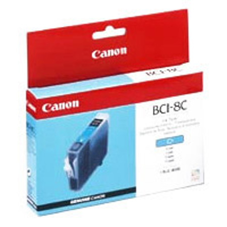 Canon BCI-8C Cyan Ink Cartridge for the BJC-8500 Inkjet Printer. #0979A003