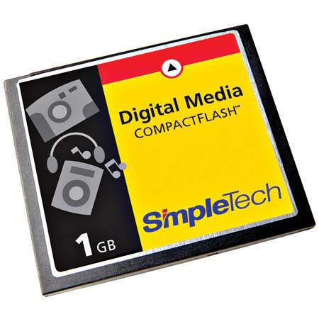 Canon / Simpletech 1 GB Compact Flash Memory Card.
