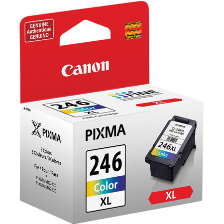 Canon CL-246 XL High Capacity Color Ink Cartridge for Select PIXMA iP, MG, MX, TR, TS Series Printers - 13ml
