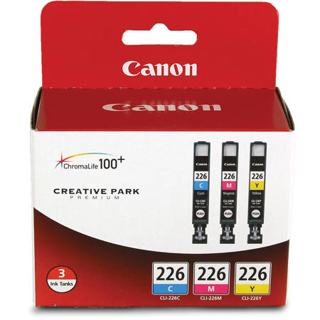 4547B005 (CLI-226) Ink, Cyan/Magenta/Yellow, 3/Pack
