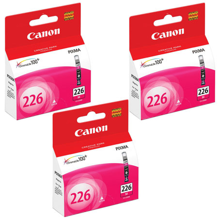 Canon 2 Pack CLI-226 Magenta Ink Tank for Select PIXMA Printers