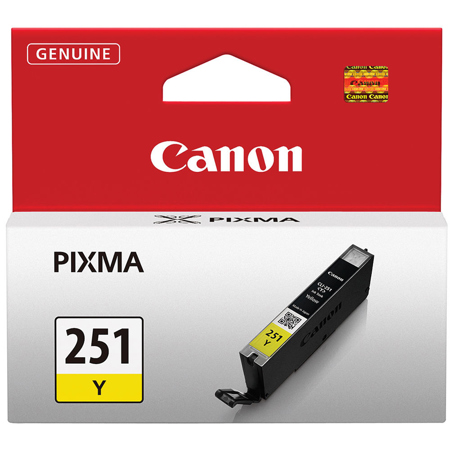 Canon CLI-251 Yellow Ink Tank for Select PIXMA Printers