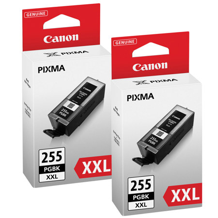Canon PGI-255 XXL Pigment Black Ink Cartridge for PIXMA MX922, 2-Pack