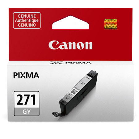 Canon CLI-271 Gray Ink Tank for PIXMA MG7720, TS8020, TS9020 Printers - 6.5ml