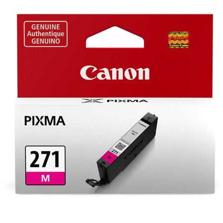 Canon CLI-271 Magenta Ink Tank for Select PIXMA MG, TS Series Printers - 6.5ml